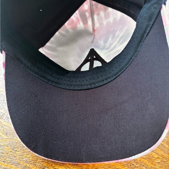 Harry Potter deathly hollow tie dye pink white cap - Picture 6 of 9